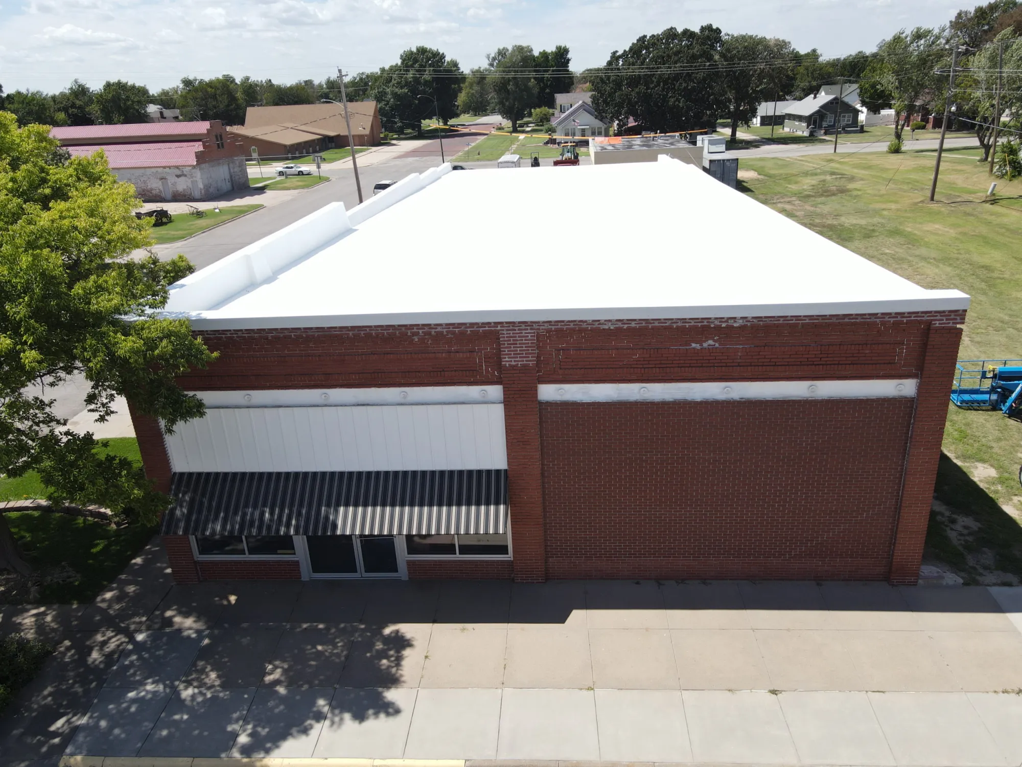Metal roof restoration